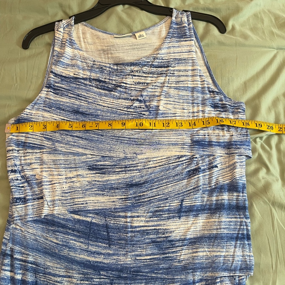 CATO Abstract Ruffle Tank - Picture 8 of 14